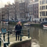 Myself by an Amsterdam canal