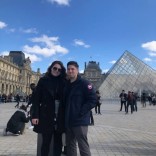 Hari and I at the Louvre